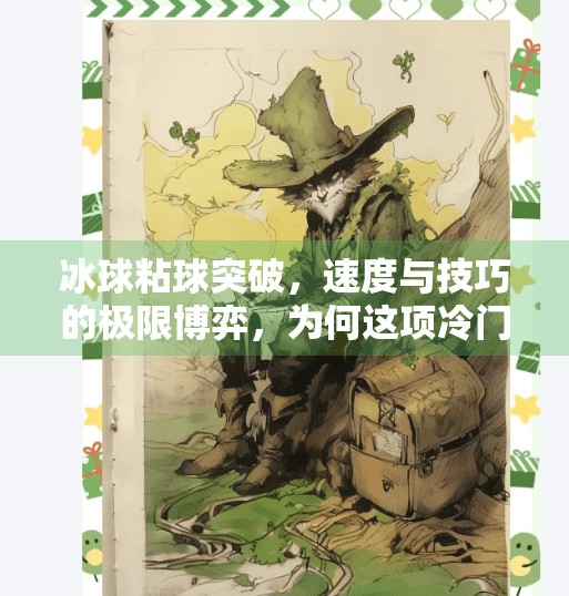 冰球粘球突破，速度与技巧的极限博弈，为何这项冷门运动正悄然走红？冰球粘球突破